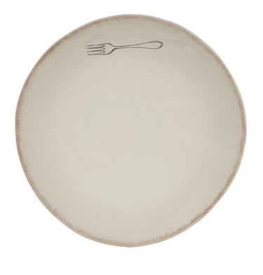 Villager Salad Plates - Cream w/Fork Set of 4 Park Designs - The Fox Decor